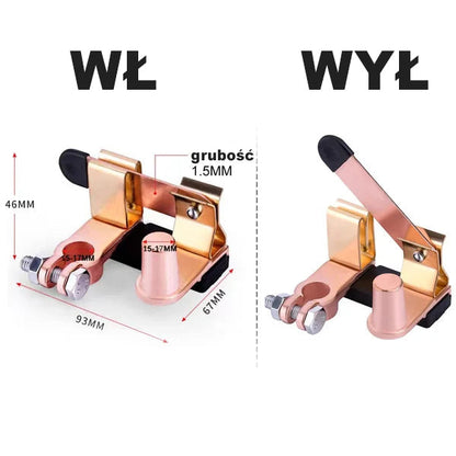 Mosiężne przełączniki obwodów⚡ Ochrona akumulatora - 🔋