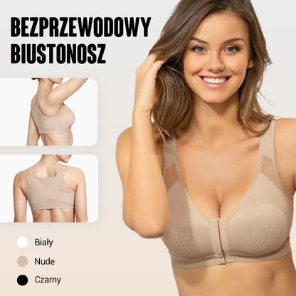 Kup 1 i otrzymaj 1 gratis-💝 Biustonosz Bezprzewodowy z Zapięciem z Przodu dla Kobiet