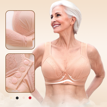 Kup 2 i otrzymaj 1 gratis💖Oddychający i przyjazny dla skóry biustonosz zapinany z przodu👙