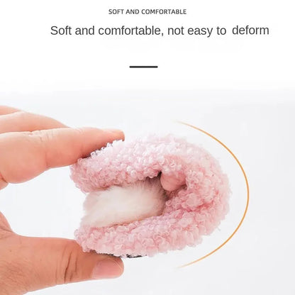 🔥Kup 1, drugi otrzymasz gratis!🔥💖Urocze futrzane kapcie dla niemowląt z motywem króliczka