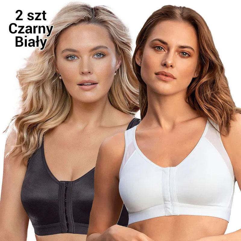 Kup 1 i otrzymaj 1 gratis-💝 Biustonosz Bezprzewodowy z Zapięciem z Przodu dla Kobiet