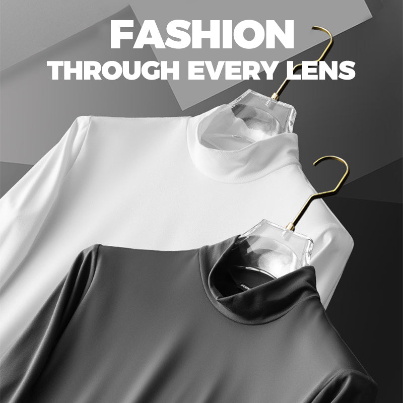 🔥Nowa gorąca sprzedaż🔥Męska koszulka termoaktywna z merceryzowanej bawełny, ciepła i wygodna