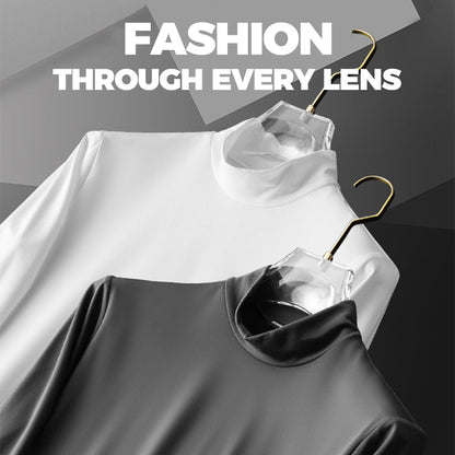 🔥Nowa gorąca sprzedaż🔥Męska koszulka termoaktywna z merceryzowanej bawełny, ciepła i wygodna