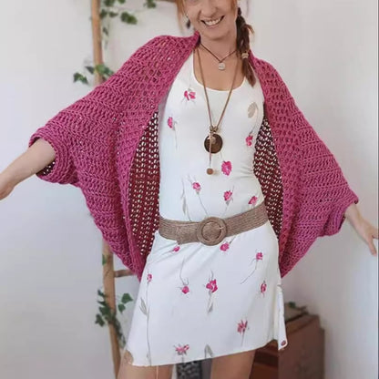 🍂 Wyprzedaż jesienna – 50% taniej! 💕🧶 Damski dzianinowy szal kokonowy 🧣