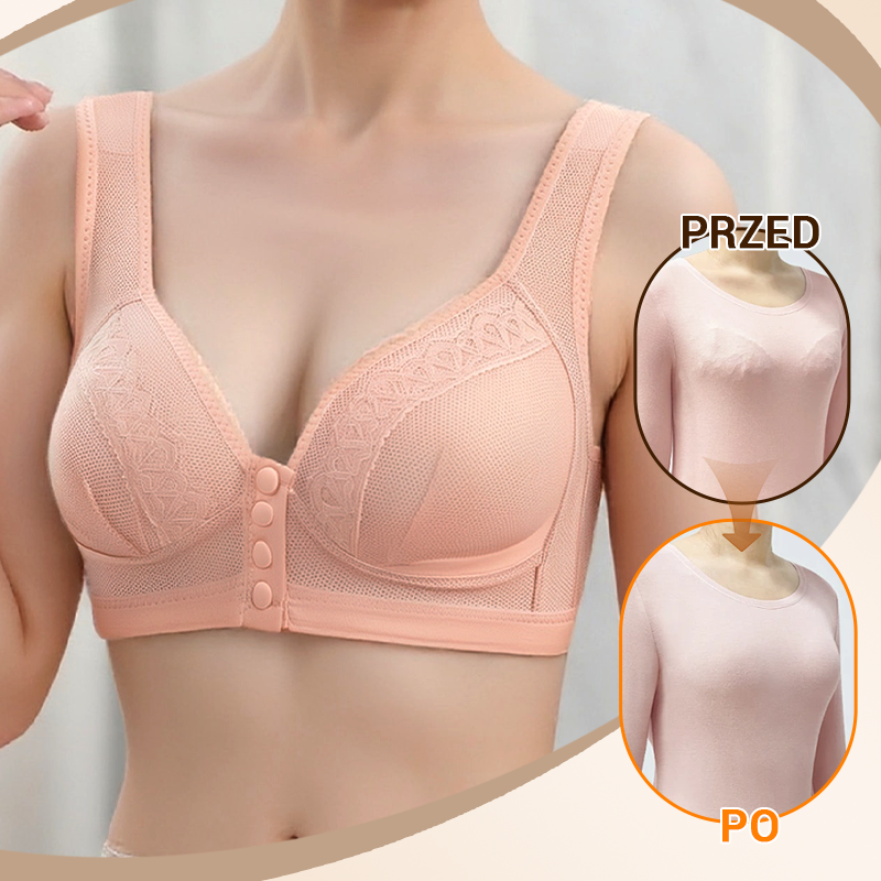 Kup 2 i otrzymaj 1 gratis💖Oddychający i przyjazny dla skóry biustonosz zapinany z przodu👙