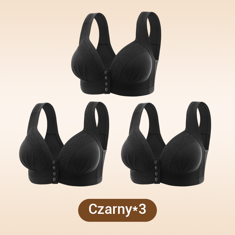 Kup 2 i otrzymaj 1 gratis💖Oddychający i przyjazny dla skóry biustonosz zapinany z przodu👙