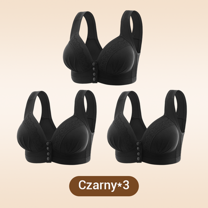 Kup 2 i otrzymaj 1 gratis💖Oddychający i przyjazny dla skóry biustonosz zapinany z przodu👙