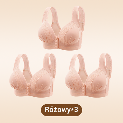 Kup 2 i otrzymaj 1 gratis💖Oddychający i przyjazny dla skóry biustonosz zapinany z przodu👙