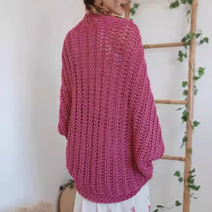 🍂 Wyprzedaż jesienna – 50% taniej! 💕🧶 Damski dzianinowy szal kokonowy 🧣