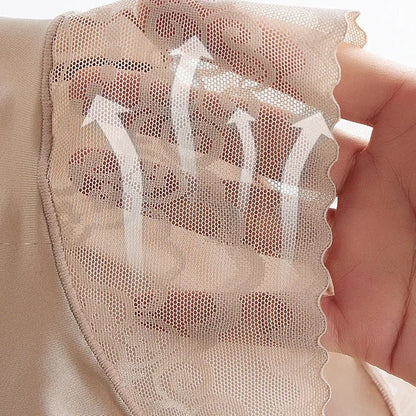 Modne jedwabiste majtki modelujące z wysokim stanem🔥Kup 1, drugi gratis