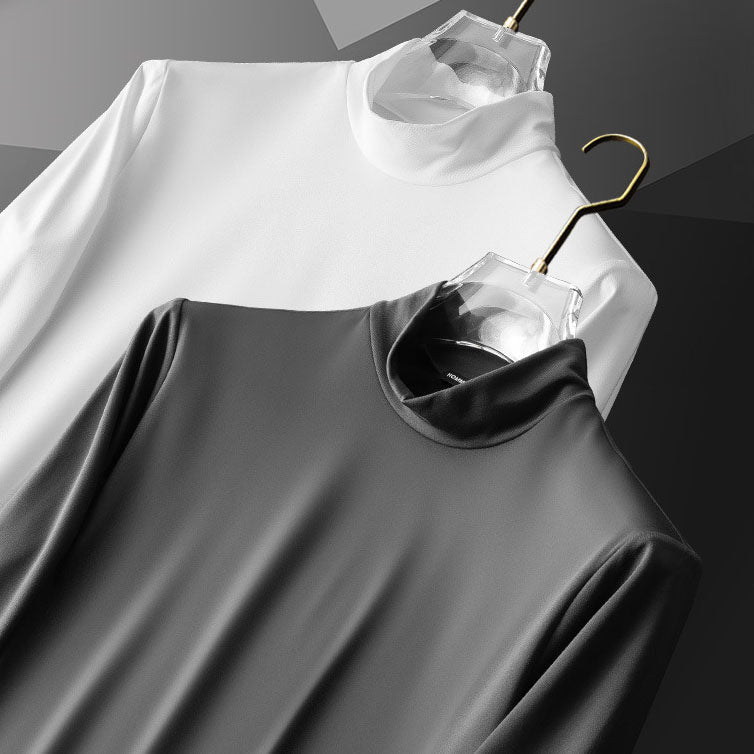 🔥Nowa gorąca sprzedaż🔥Męska koszulka termoaktywna z merceryzowanej bawełny, ciepła i wygodna