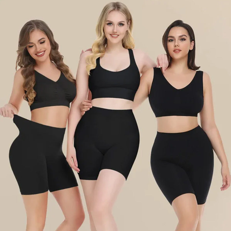 2 w 1 bezszwowe spodenki przeciw otarciom i bielizna – wyszczuplają brzuch i podnoszą pośladki