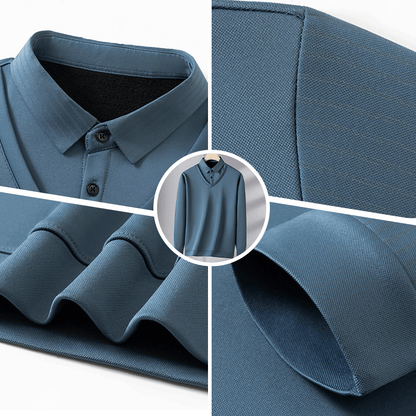 🎁 Idealny prezent dla mężczyzn – ciepła koszula w stylu dwuczęściowego garnituru