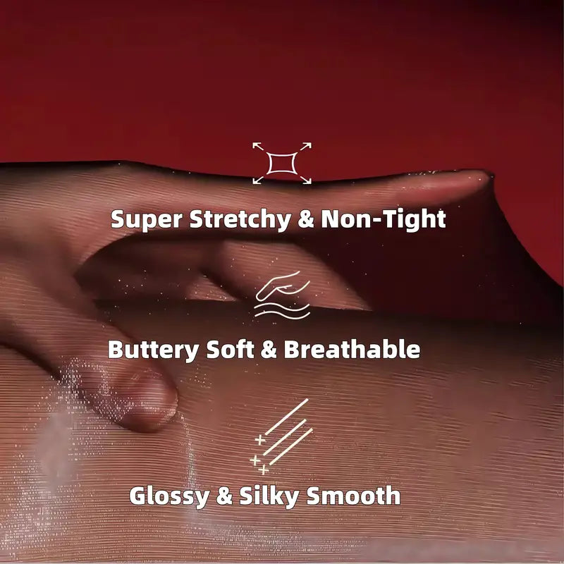 ✨Kup 1 dostań 1 gratis✨Kobiety błyszczące przezroczyste rajstopy