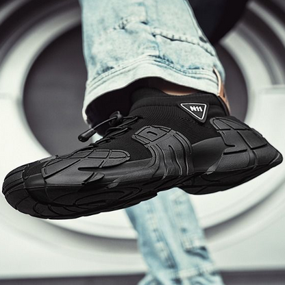 Casualowe, oddychające, antypoślizgowe trampki z grubą podeszwą i siateczkową cholewką