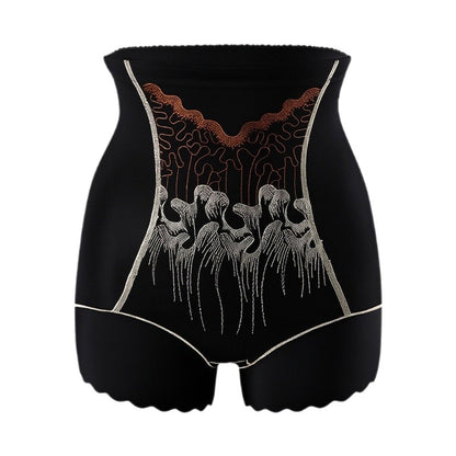 Damskie majtki modelujące brzuch i pośladki z wysokim stanem