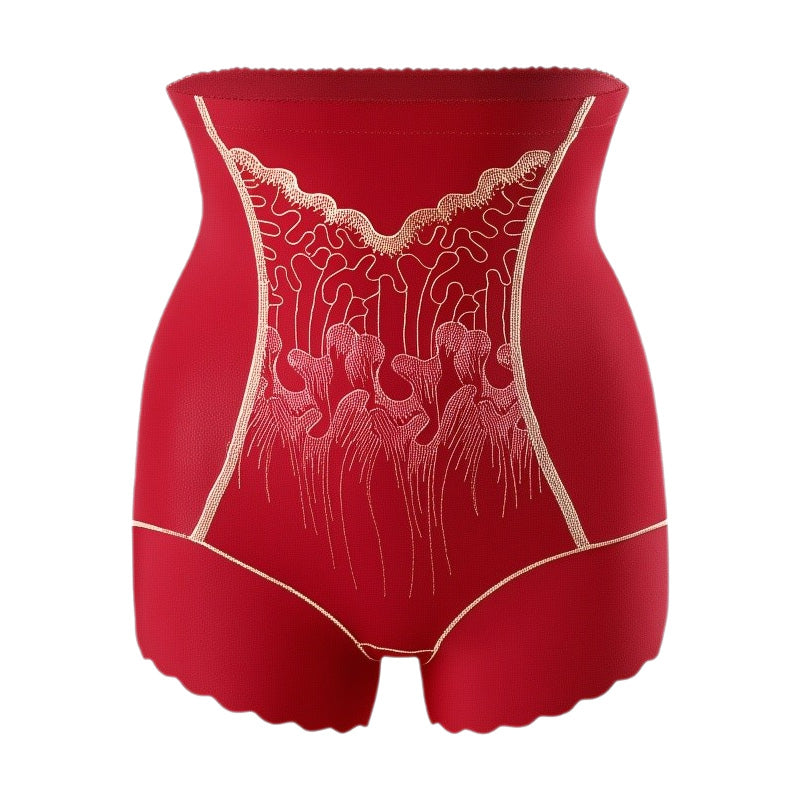 Damskie majtki modelujące brzuch i pośladki z wysokim stanem