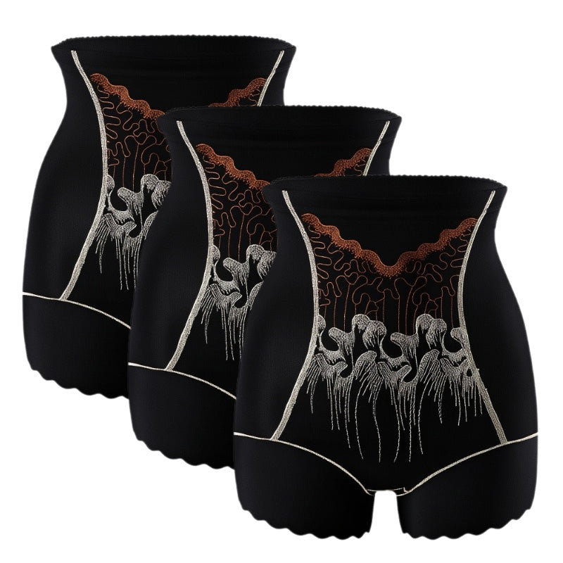 Damskie majtki modelujące brzuch i pośladki z wysokim stanem