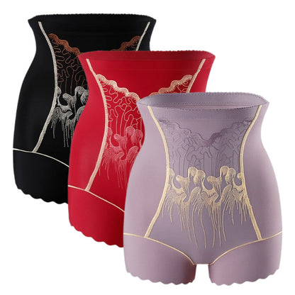 Damskie majtki modelujące brzuch i pośladki z wysokim stanem