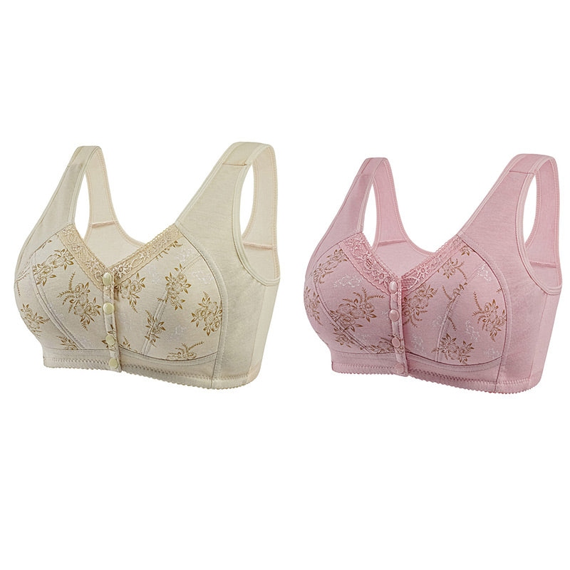 Wygodny, Oddychający Biustonosz w Dużym Rozmiarze dla Kobiet w Średnim Wieku