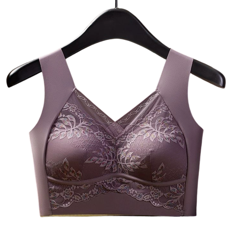 Koronkowa biustonosz bezszwowy typu kamizelka