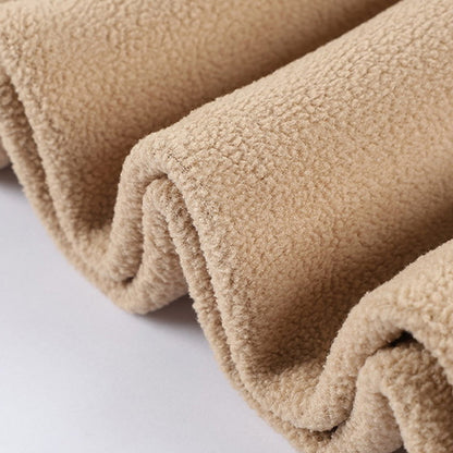 Spodnie z prostymi nogawkami, z elastycznej wełny jagnięcej, w jednolitym kolorze