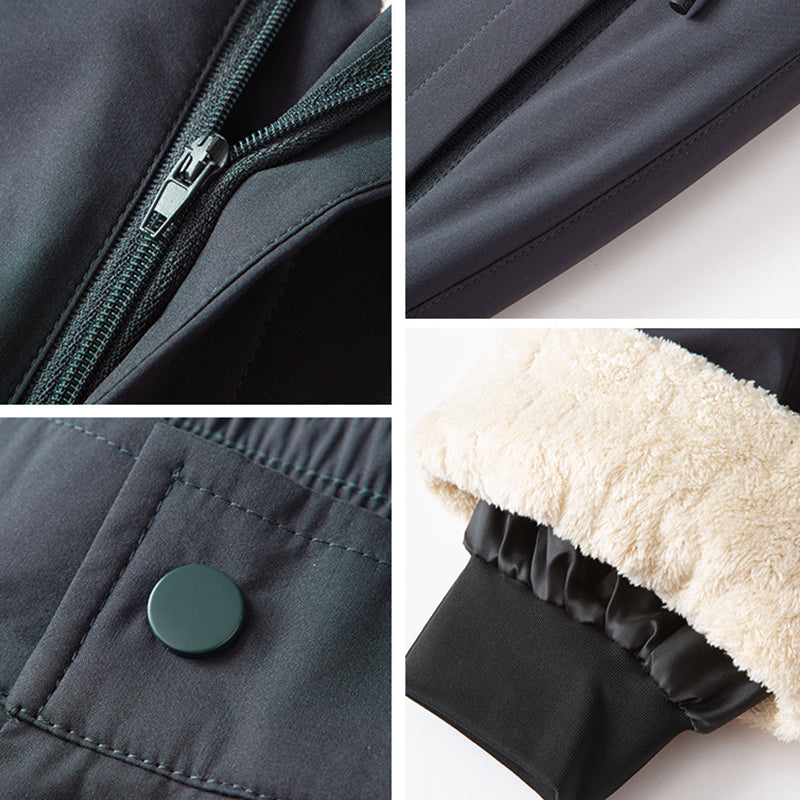 ⏳Ograniczona oferta! 50% taniej⏰ Zimowe męskie ocieplane spodnie z grafenowymi nakolannikami 👖