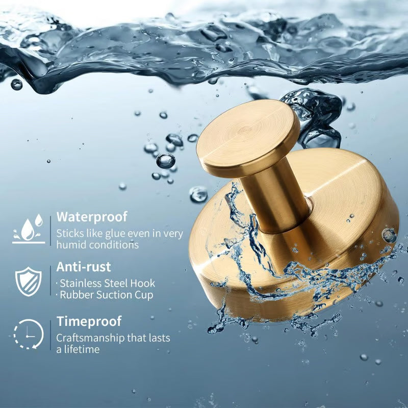 ✨Wieszak ścienny z przyssawką ze stali nierdzewnej